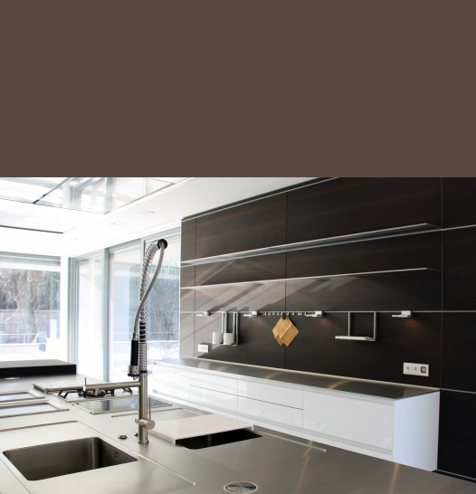 Küche Schwarz Weiß Innenarchitektur Design
